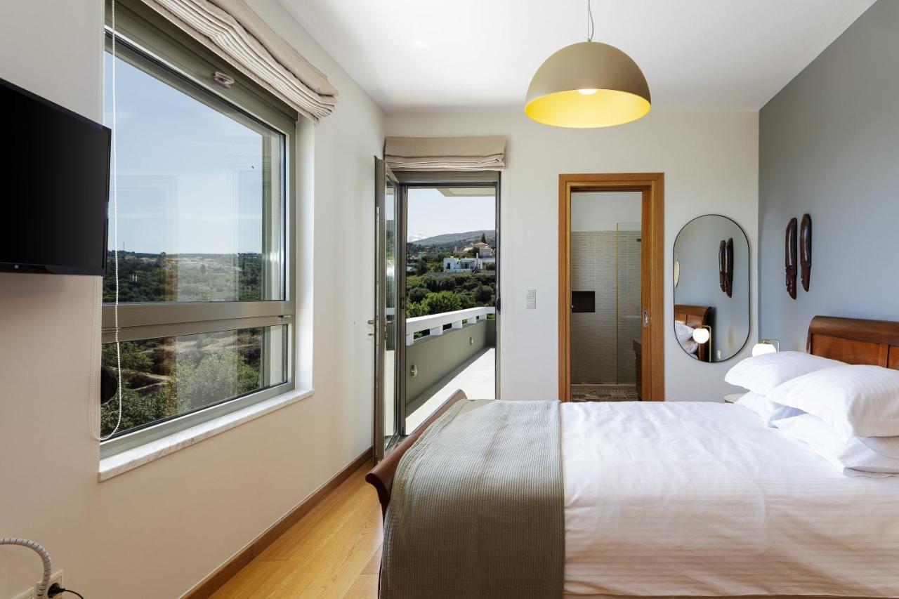 Rizes Villa With Jacuzzi & Heated Pool Agia Triada Extérieur photo