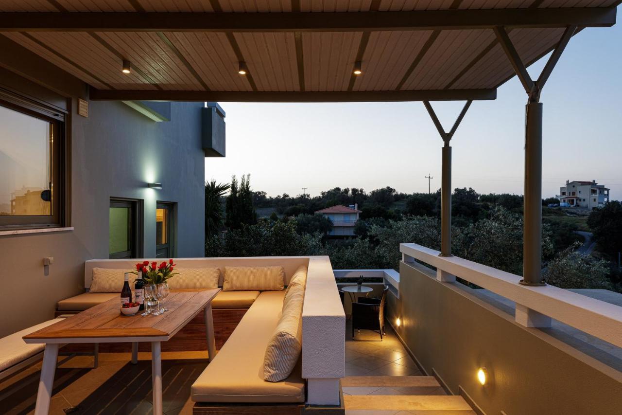 Rizes Villa With Jacuzzi & Heated Pool Agia Triada Extérieur photo